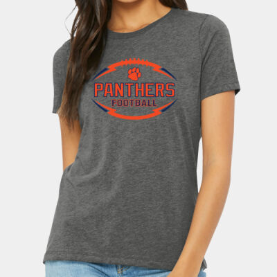 Panthers Football - Women's Relaxed Triblend Tee Thumbnail