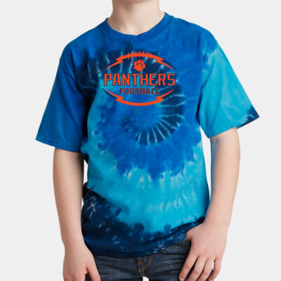 Panthers Football - Youth Tie Dye Tee Thumbnail