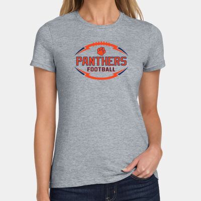 Panthers Football - Softstyle ® Ladies T Shirt Thumbnail