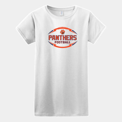 Panthers YOUTH Football - Softstyle ® Ladies T Shirt Thumbnail