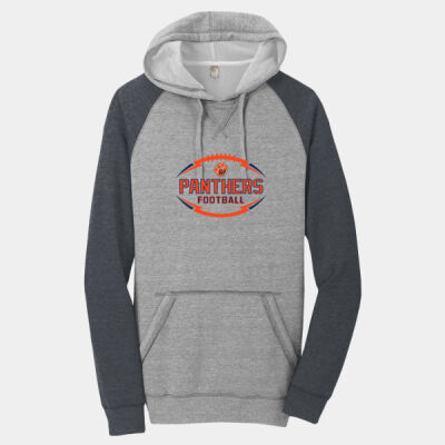 Panthers YOUTH Football - Young Mens Lightweight Fleece Raglan Hoodie Thumbnail