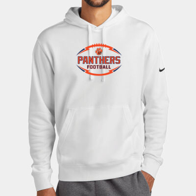 Panthers YOUTH Football - Club Fleece Sleeve Swoosh Pullover Hoodie Thumbnail