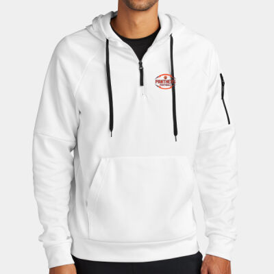 Panthers YOUTH Football - Therma FIT Pocket 1/4 Zip Fleece Hoodie Thumbnail