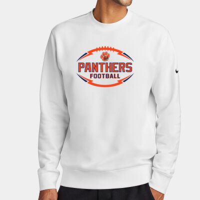Panthers YOUTH Football - Club Fleece Sleeve Swoosh Crew Thumbnail