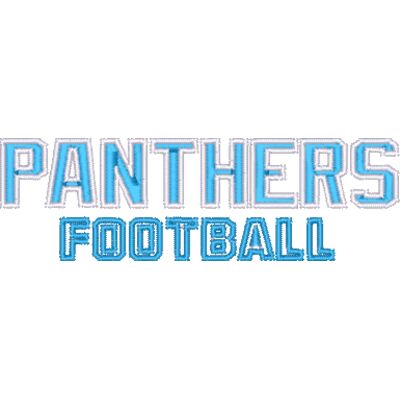 Panthers Football Embroidered Logo Thumbnail